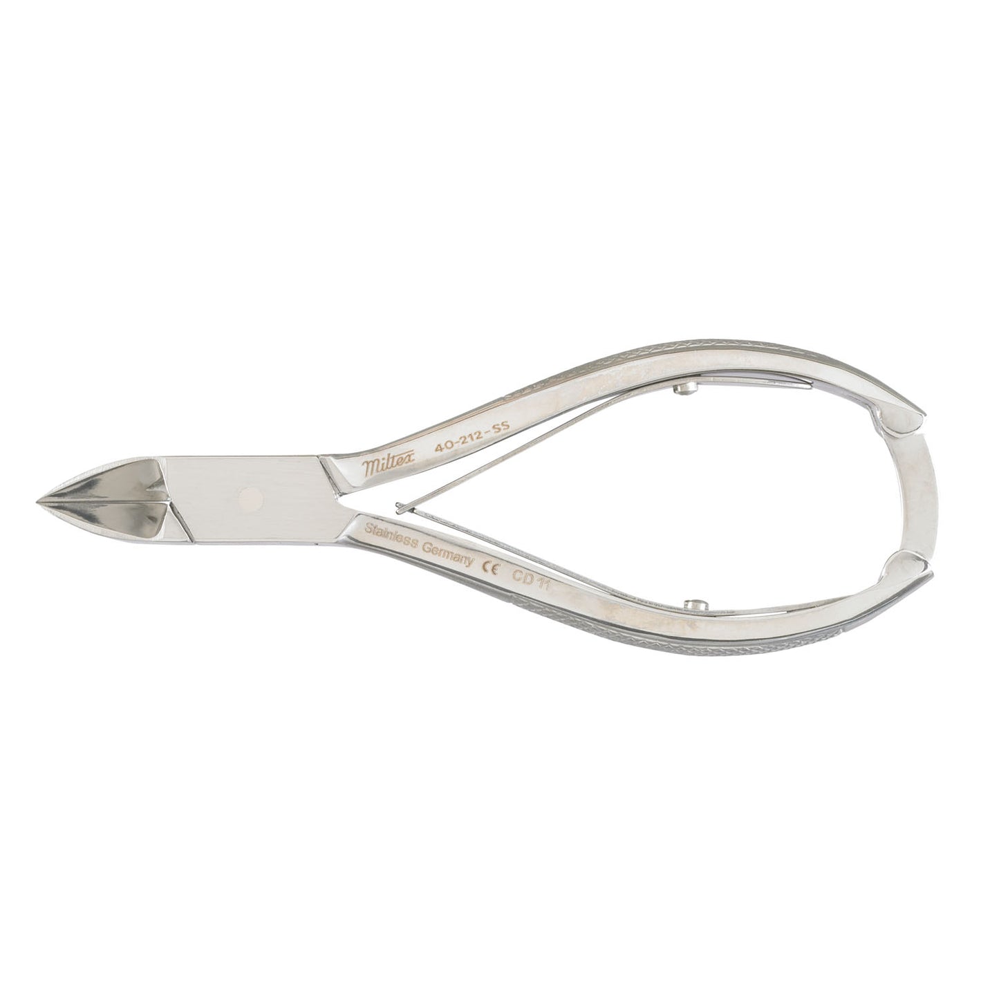 Nail Nipper, 5_", Stainless, Straight Jaws, Double Spring