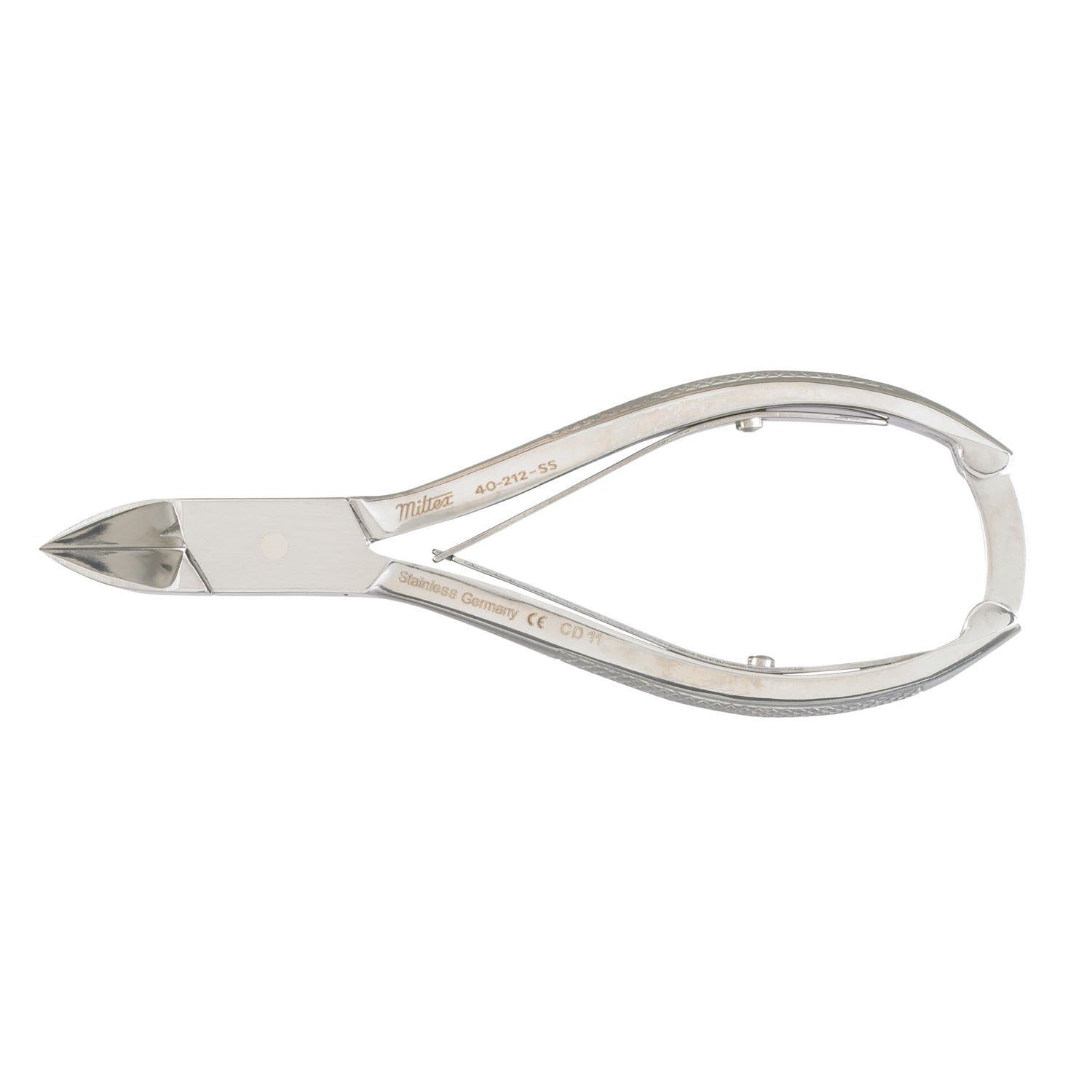 Nail Nipper, 5_", Stainless, Straight Jaws, Double Spring