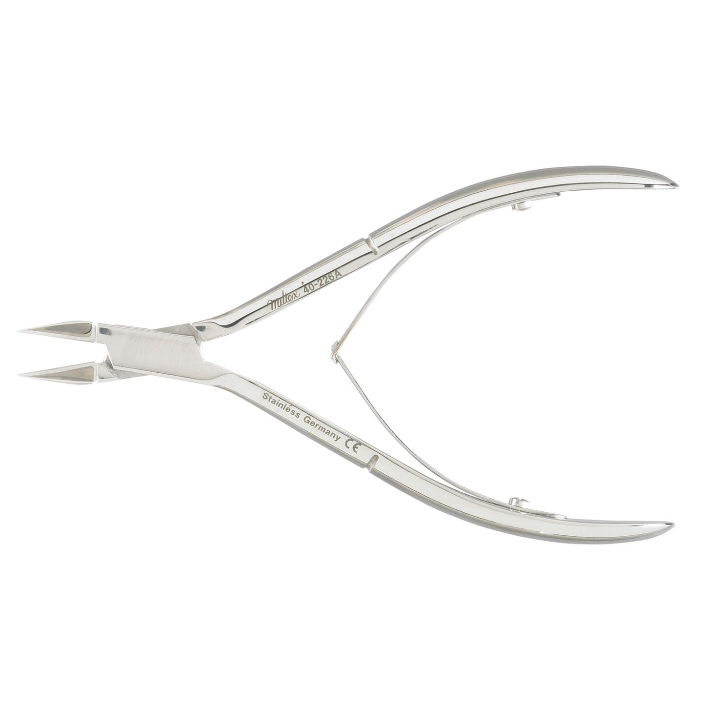 Nail Nipper, 5", Stainless, Medium Pattern, Delicate, Straight Jaws, Double Spring