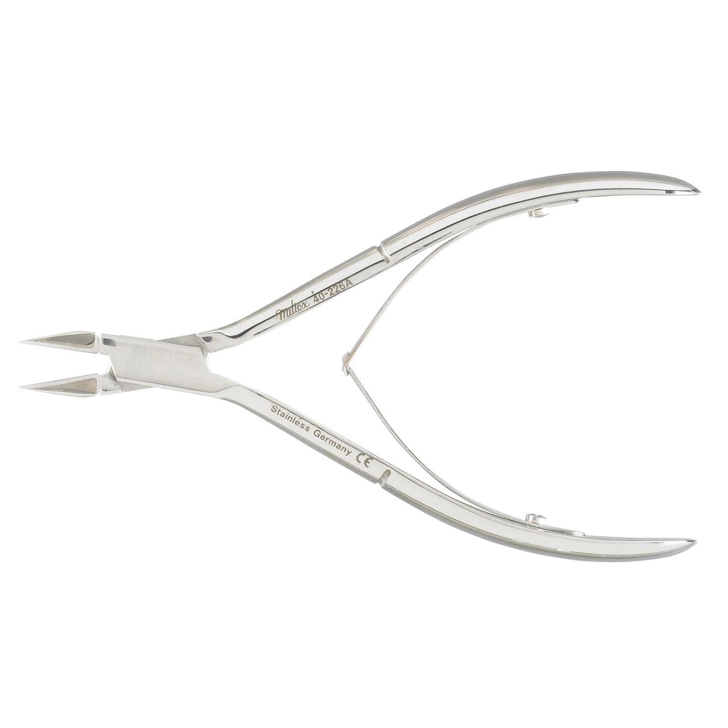 Nail Nipper, 5", Stainless, Medium Pattern, Delicate, Straight Jaws, Double Spring