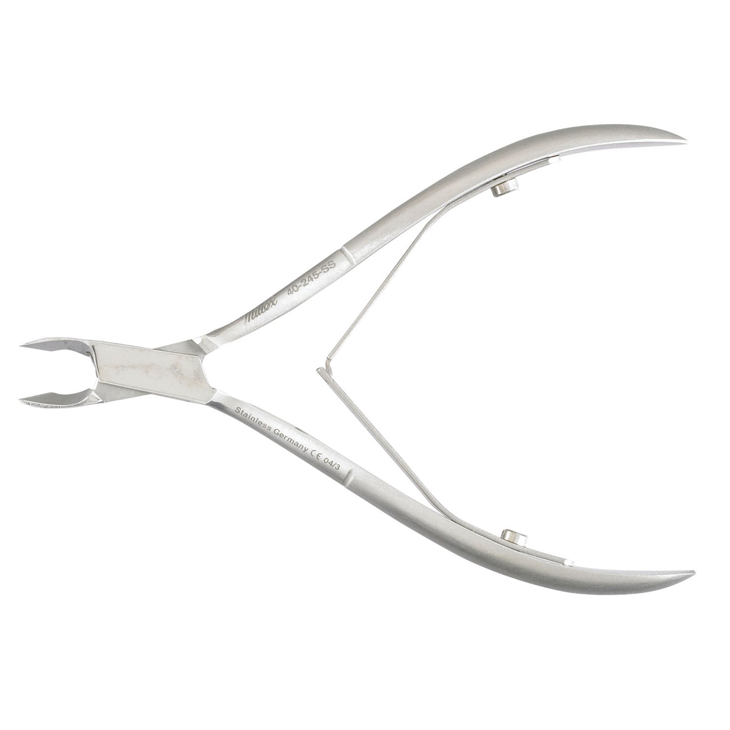 Cuticle Nipper, 4", Stainless, 5mm, Convex Jaws