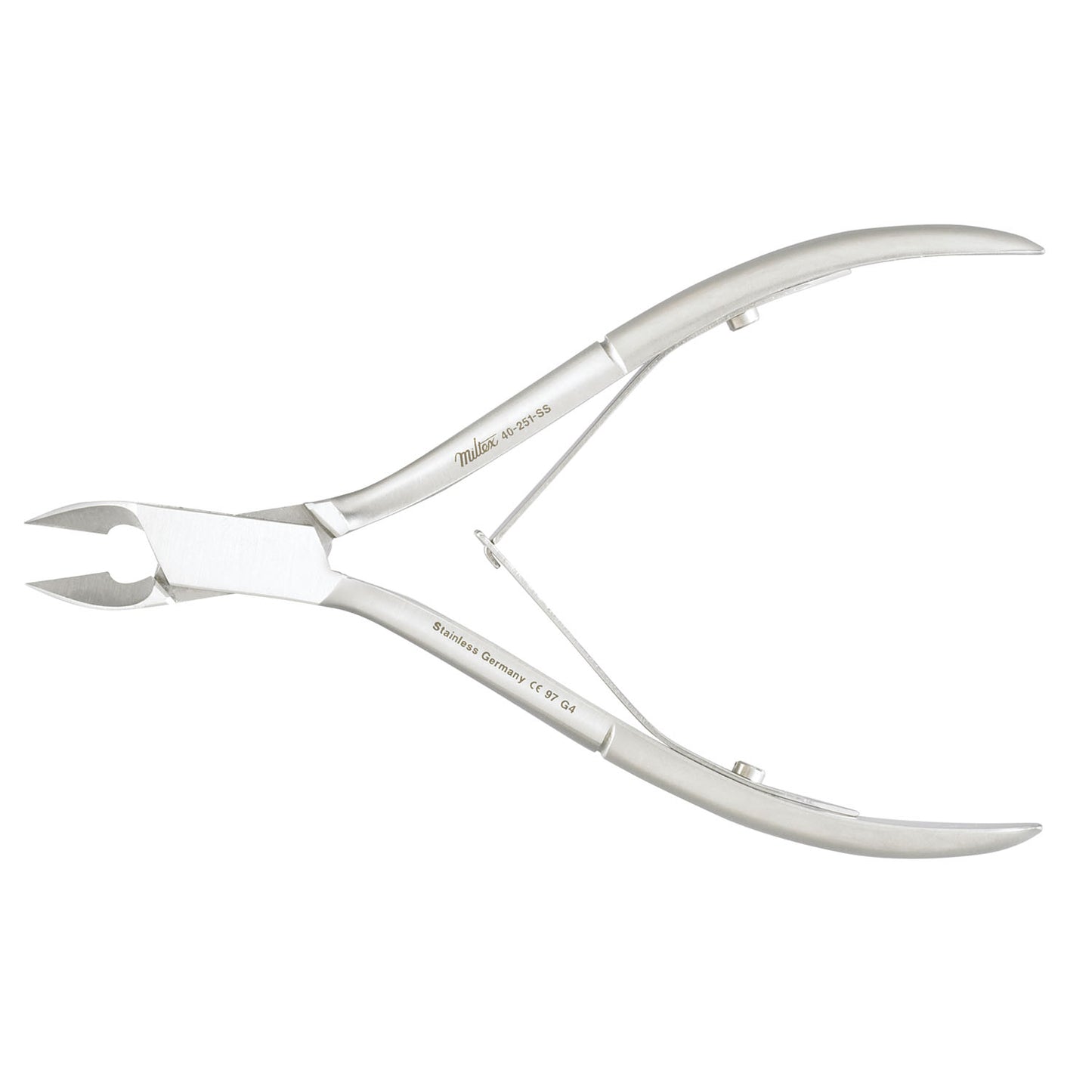 Cuticle Nipper, 5", Stainless, 10mm, Convex Jaws