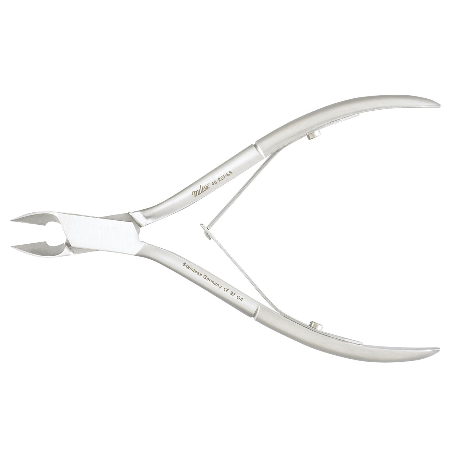Cuticle Nipper, 5", Stainless, 10mm, Convex Jaws