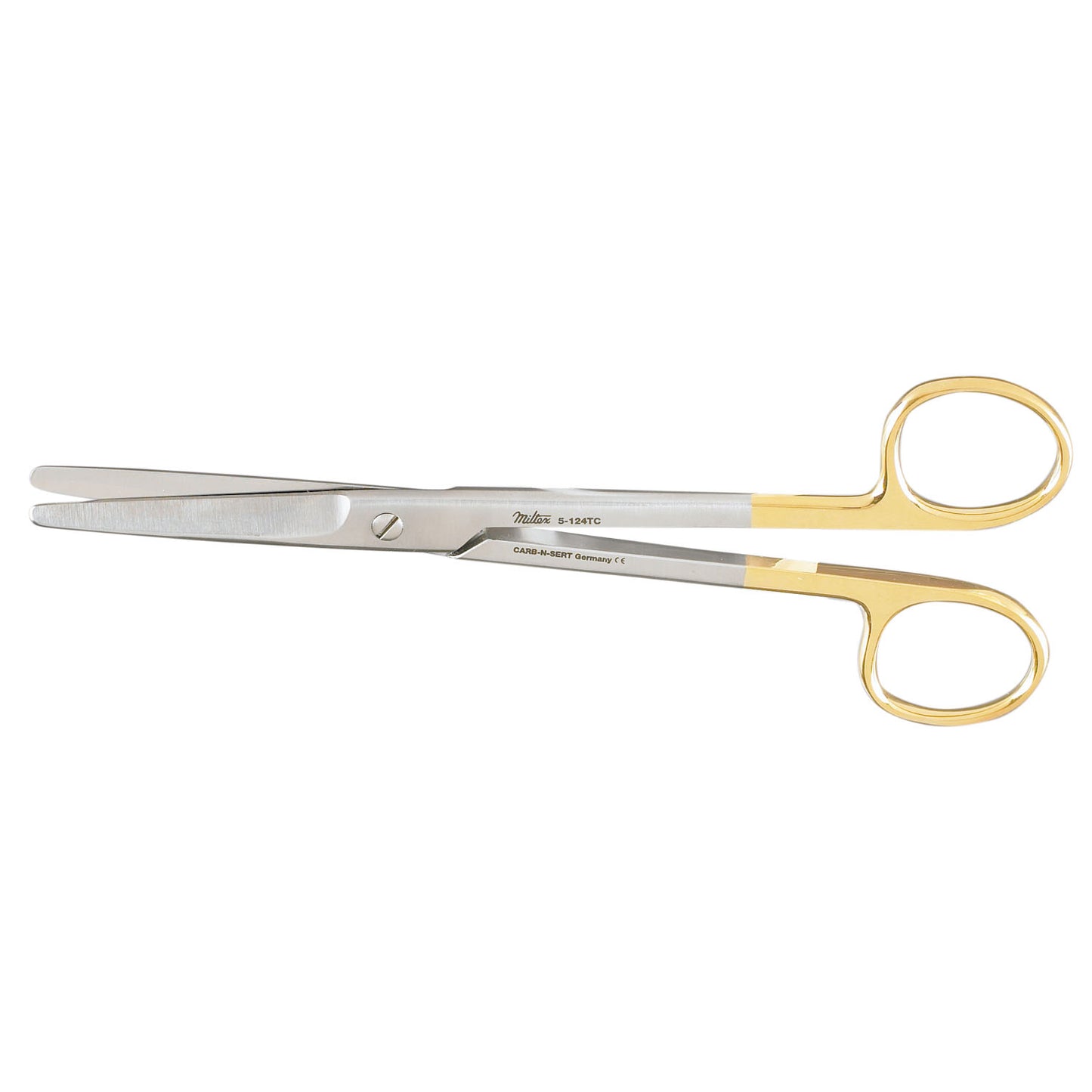 Dissecting Scissors, 6_" Straight, Carb-N-Sert, Standard Beveled Blades