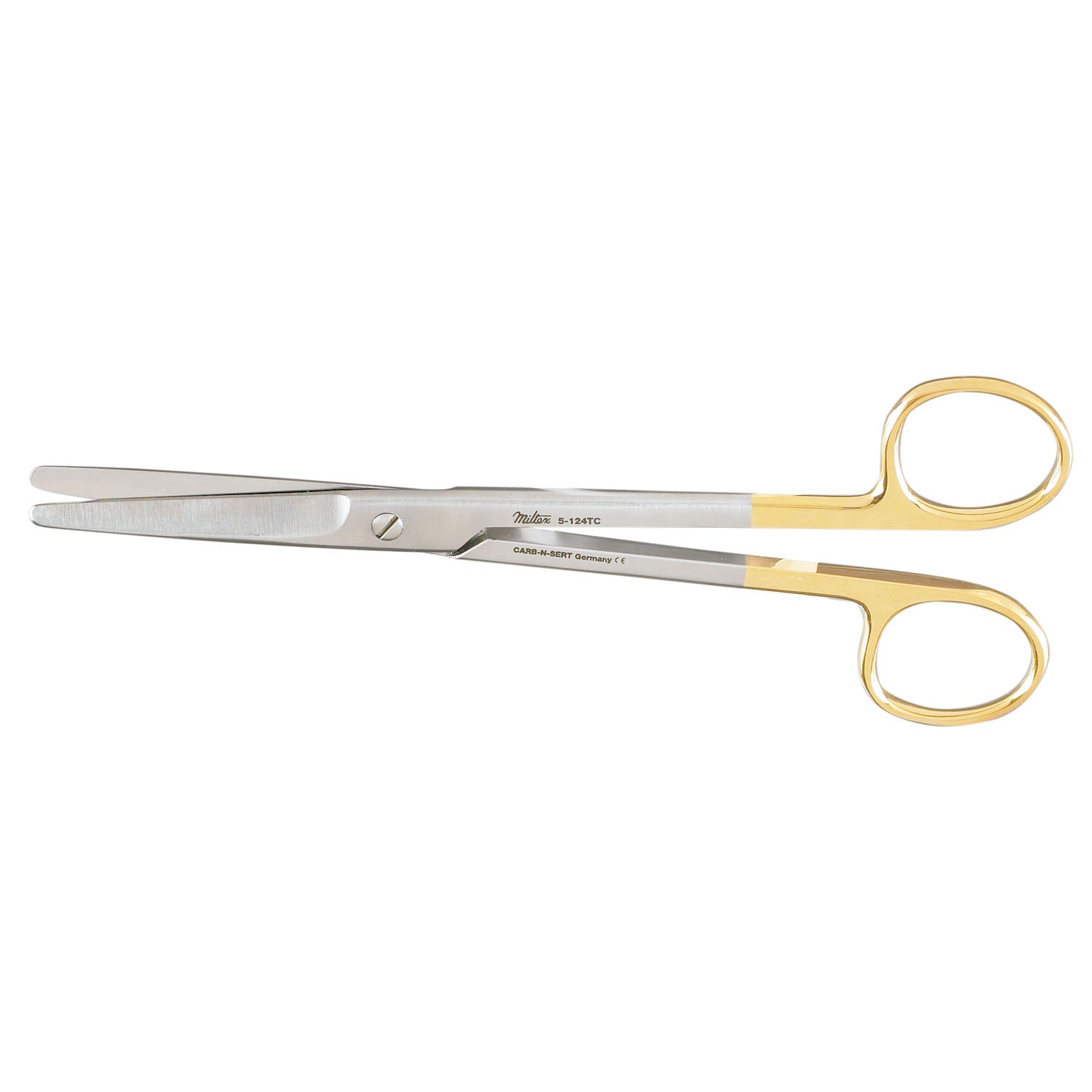 Dissecting Scissors, 6_" Straight, Carb-N-Sert, Standard Beveled Blades
