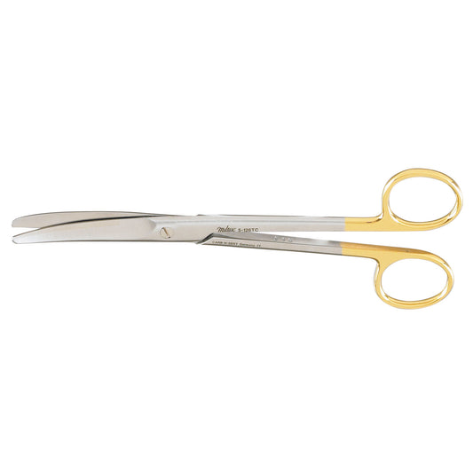 Dissecting Scissors, 6_" Curved, Carb-N-Sert, Standard Beveled Blades