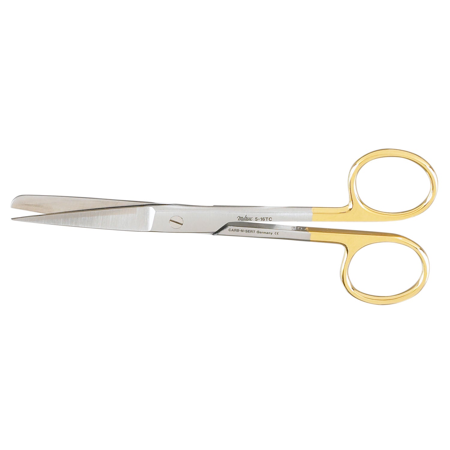 Operating Scissors, 5_", Sharp-Blunt Points, Straight, Carb-N-Sert