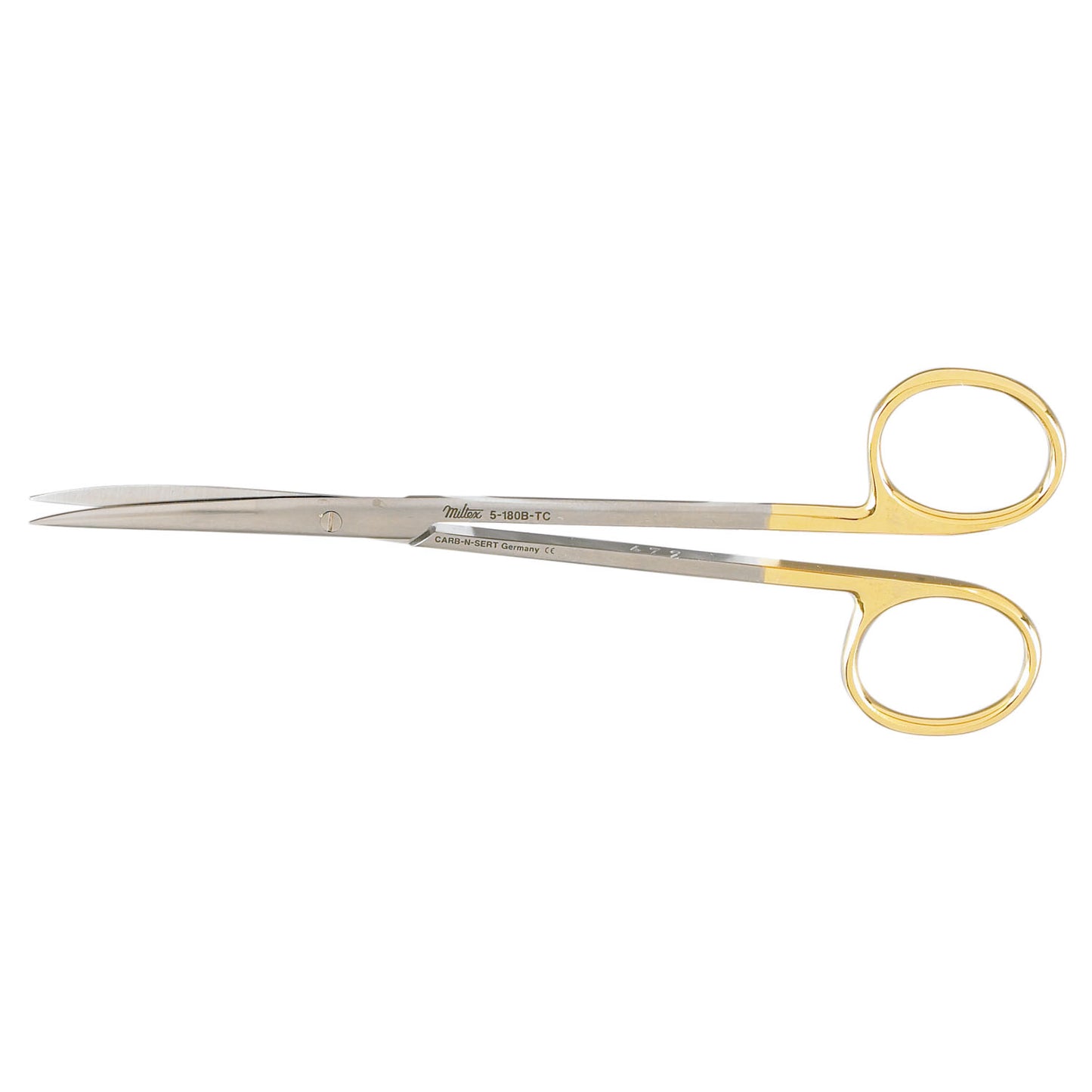 Metzenbaum Scissors, 5_" Curved, Delicate, Carb-N-Sert, Sharp Points