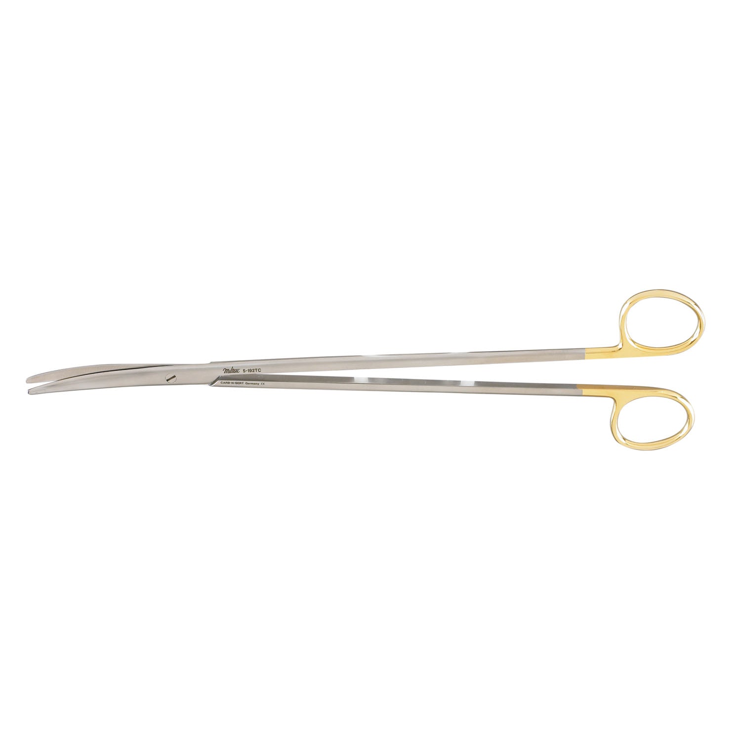 Metzenbaum Scissors, 11" Curved, Standard, Carb-N-Sert, Blunt Points