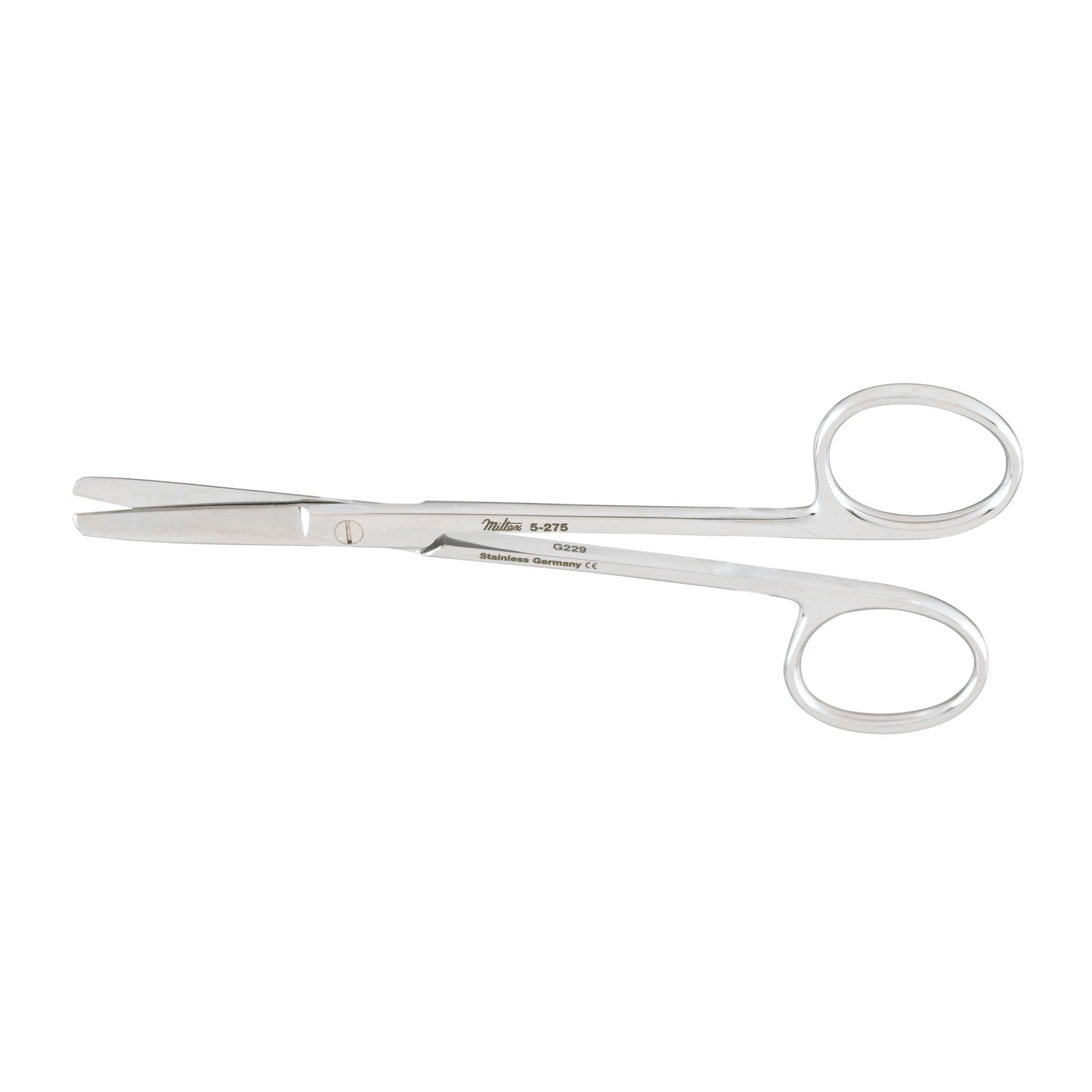 Surgery Scissors, 4_" Straight, Blunt-Blunt Points, Serrated Blade