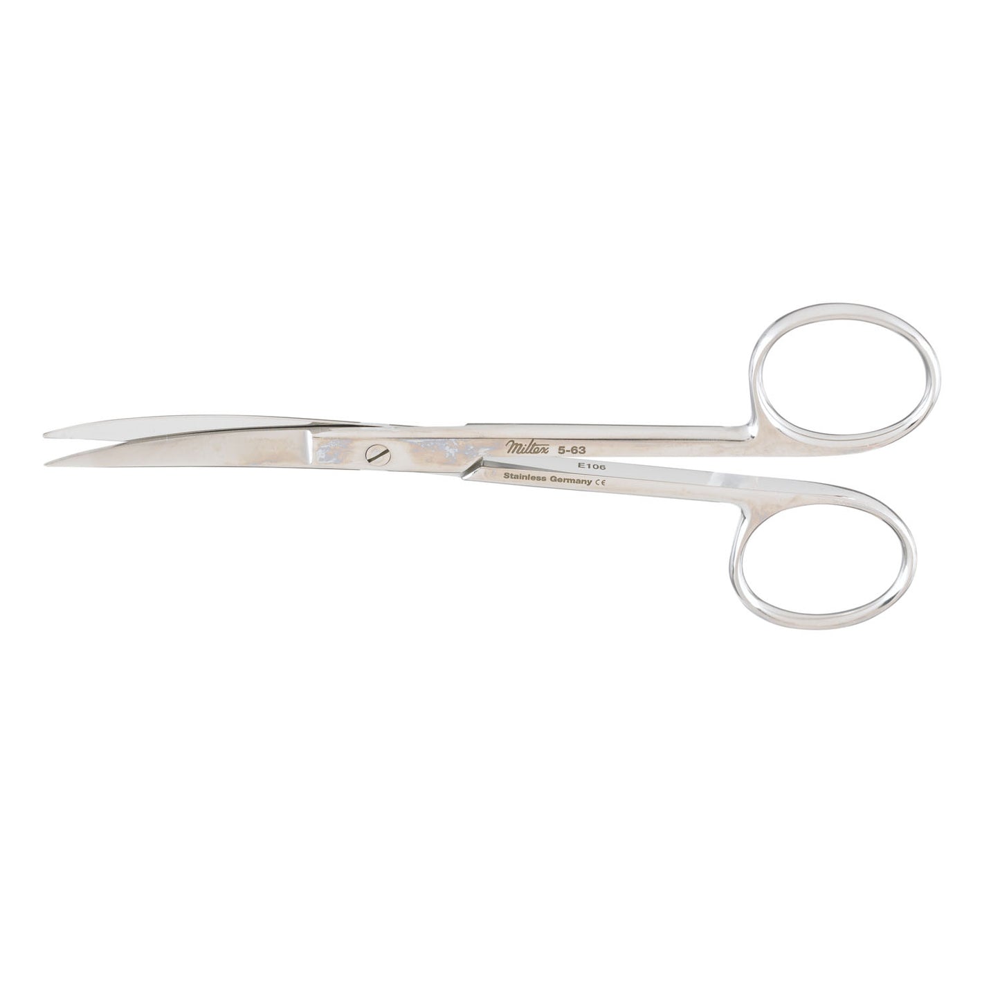 Operating Scissors, 5", Sharp-Sharp Points, Curved
