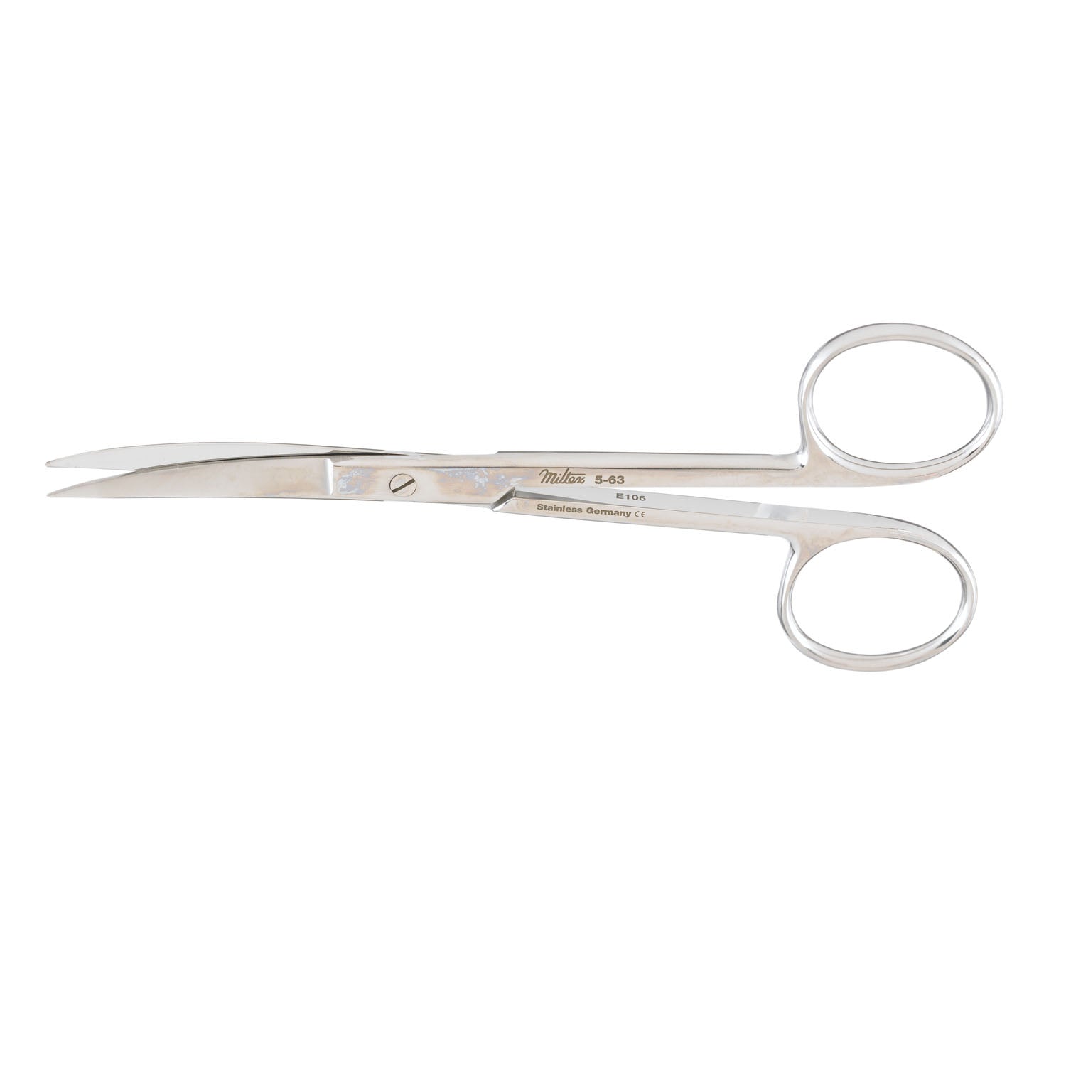 Operating Scissors, 5", Sharp-Sharp Points, Curved