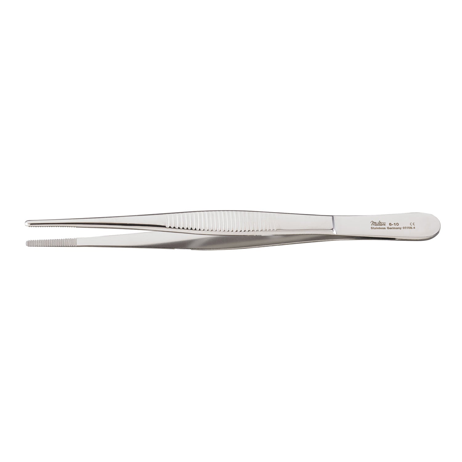 Dressing Forceps, 4_", Delicate, Fluted Handles