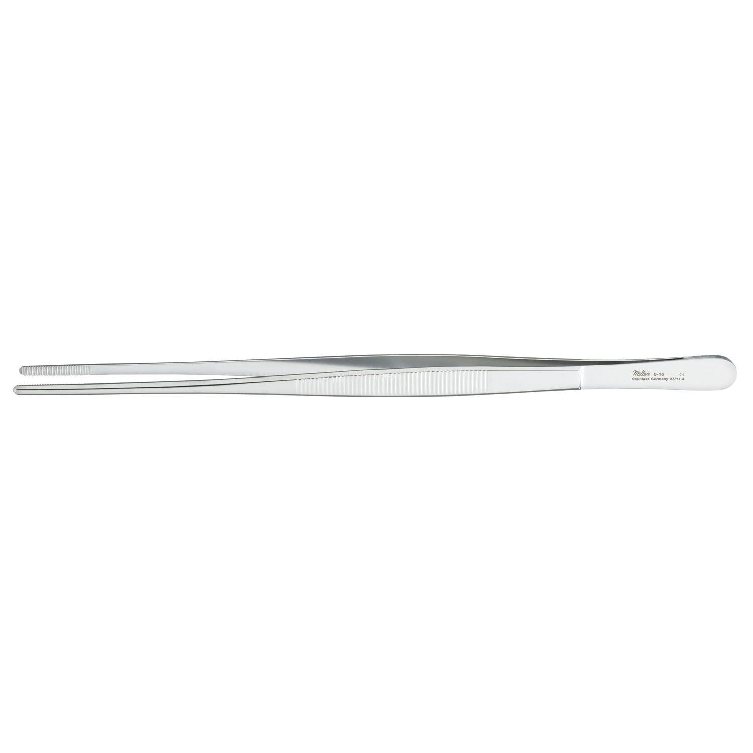 Dressing Forceps, 10", Standard, Serrated Handles