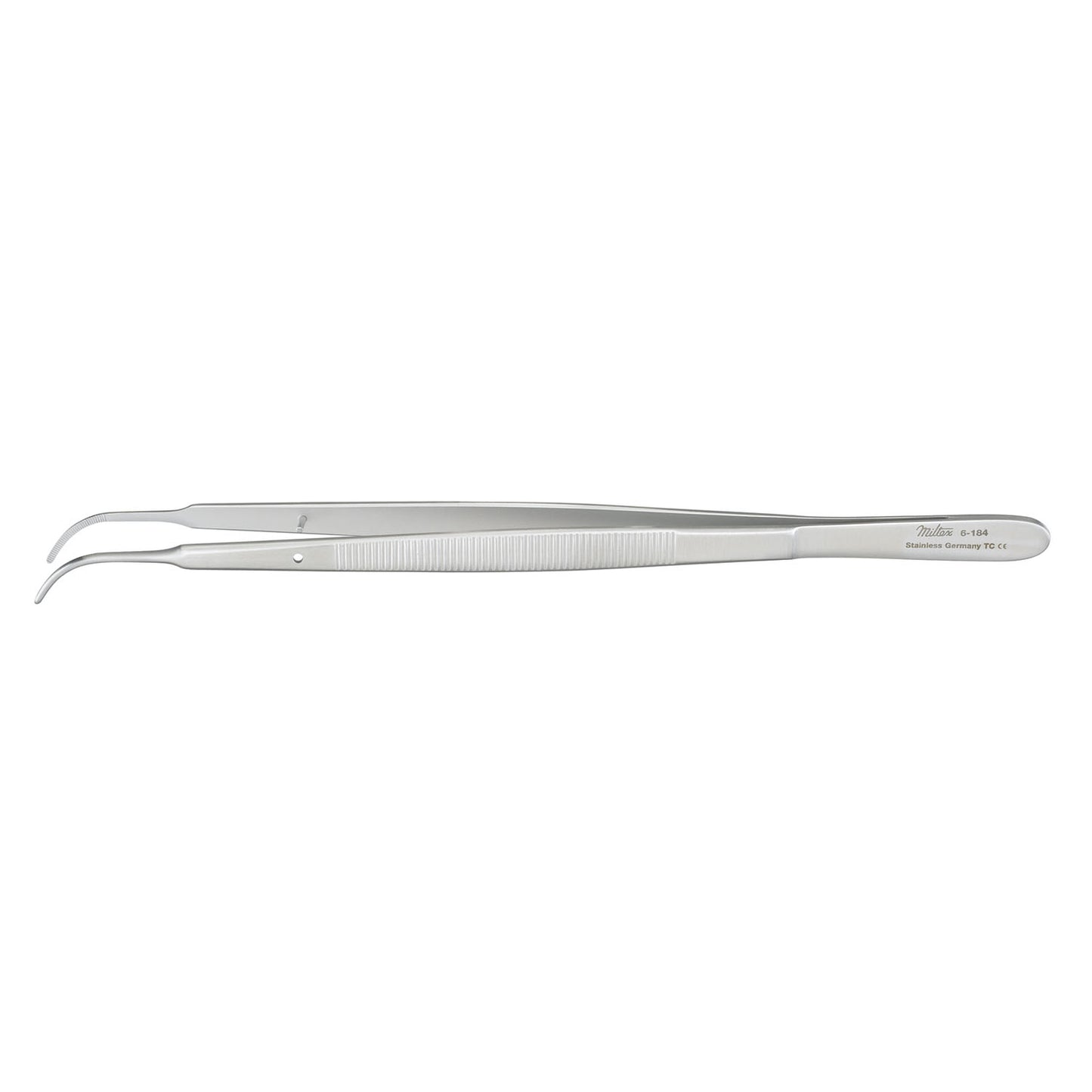 Gerald Forceps, 7", Dressing, Curved, Serrated