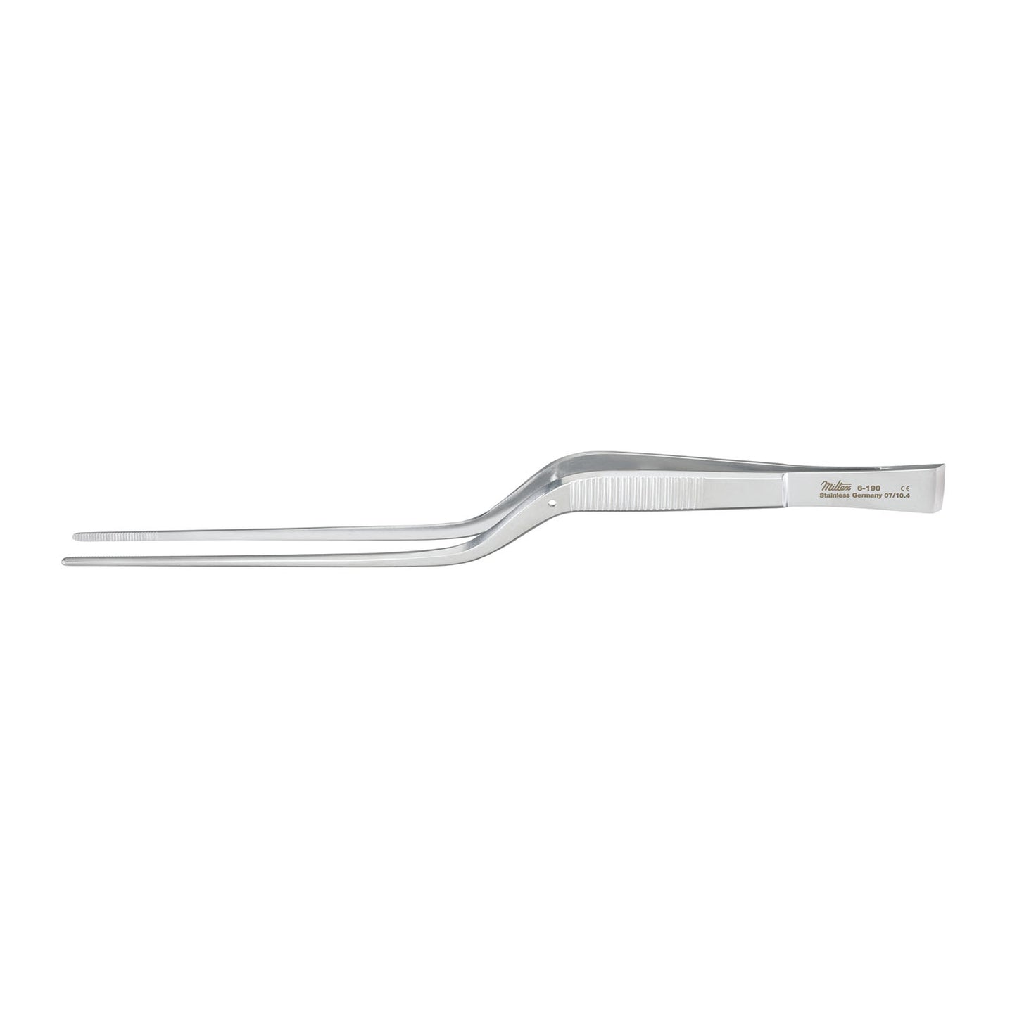 Dressing Forceps, 7_", Bayonet