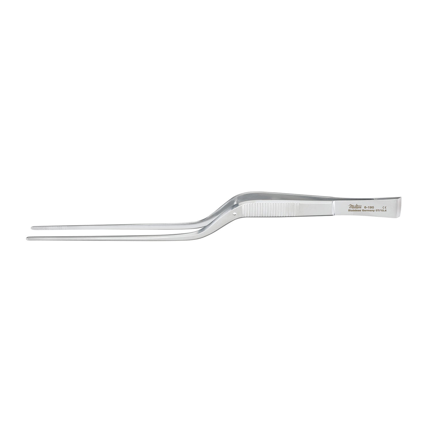 Dressing Forceps, 7_", Bayonet