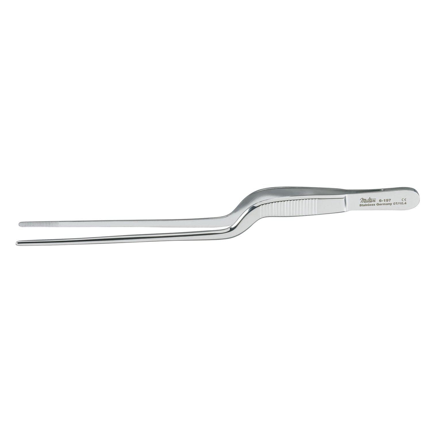 Ear Forceps, 6_", Bayonet Shape