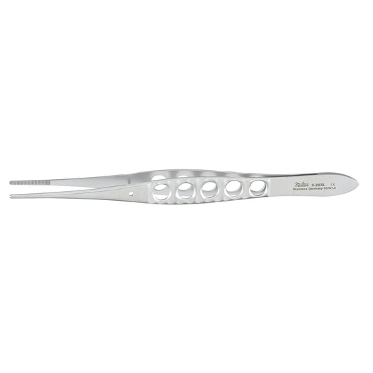 Dressing Forceps, 5_", Delicate Lightweight, Fenestrated Handles
