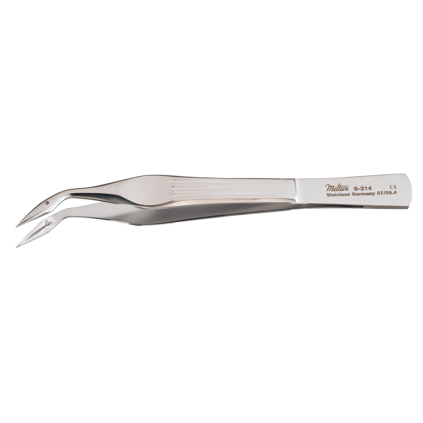 Splinter Forceps, 4_", Curved