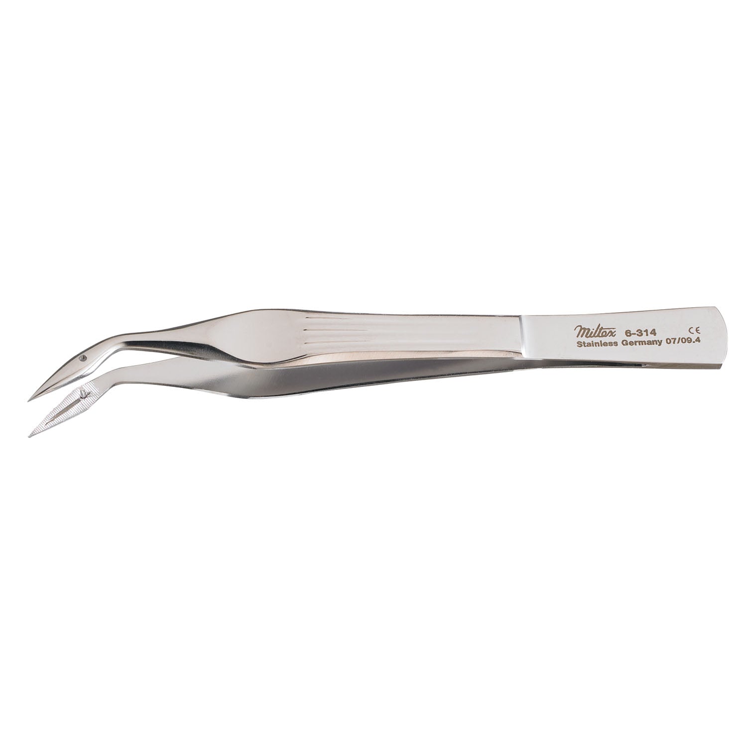Splinter Forceps, 4_", Curved