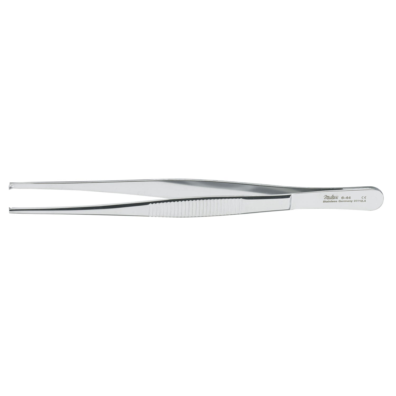Tissue Forceps, 5_", 1x2 Teeth, Standard, Serrated Handles
