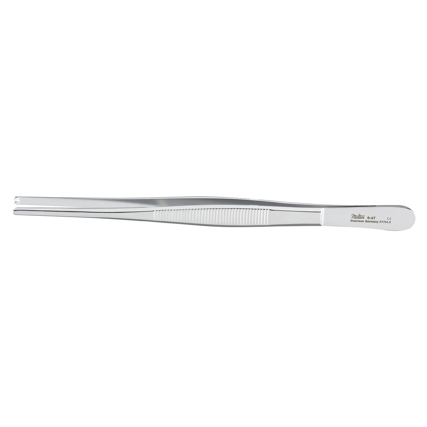 Tissue Forceps, 7", 1x2 Teeth, Standard, Serrated Handles