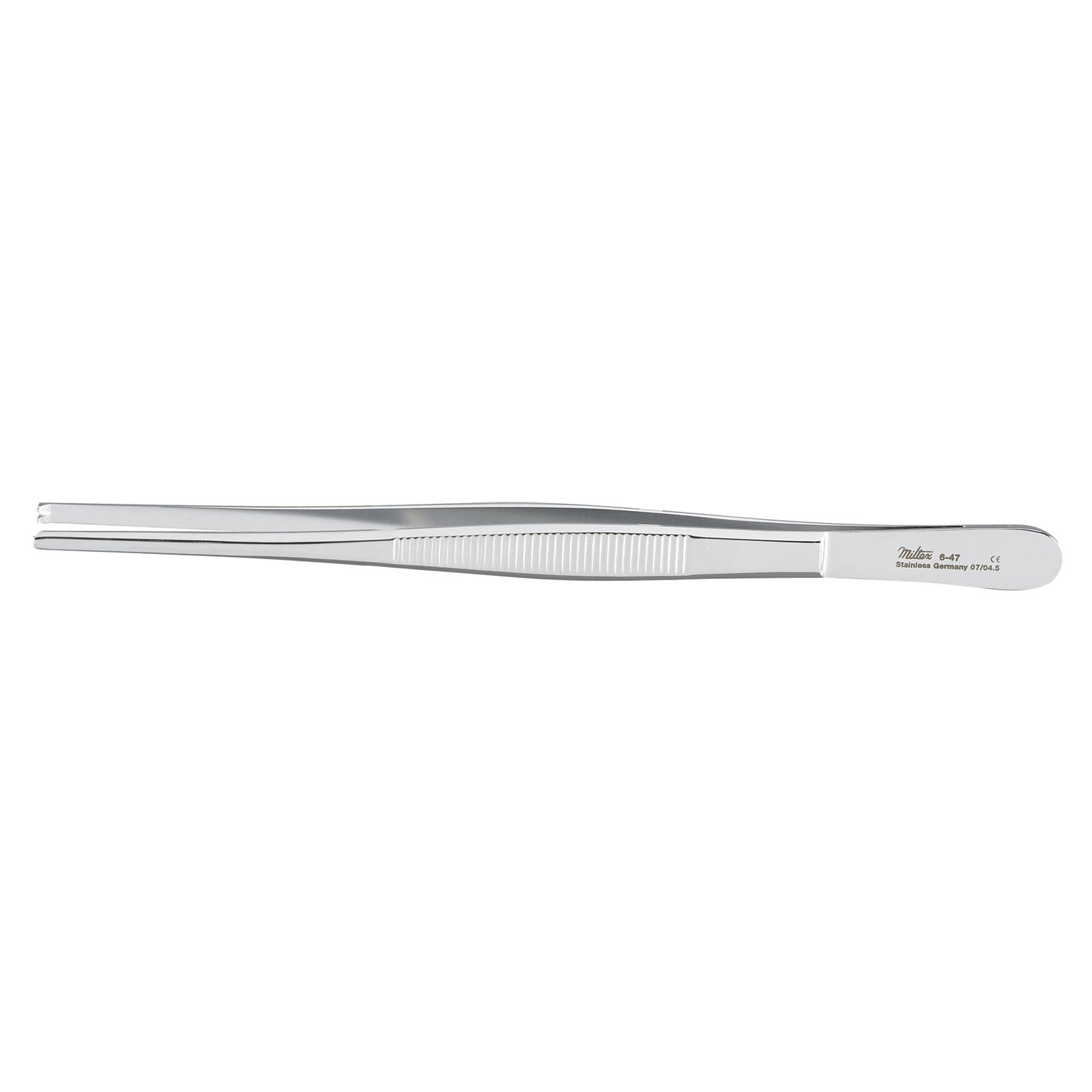 Tissue Forceps, 7", 1x2 Teeth, Standard, Serrated Handles