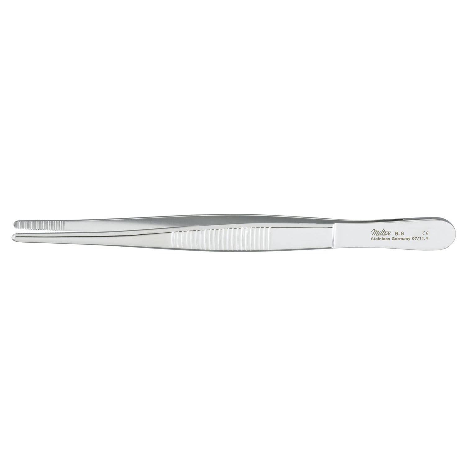Dressing Forceps, 5", Standard, Serrated Handles