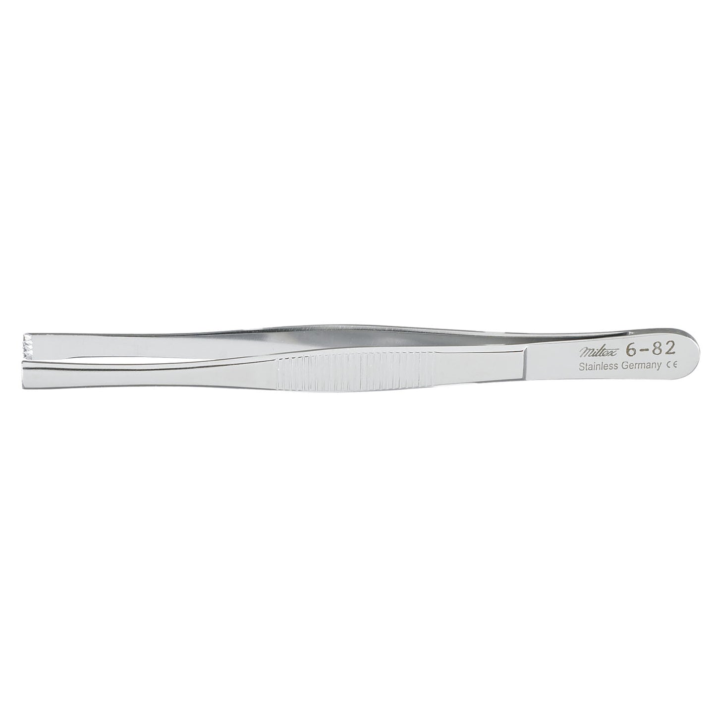 Tissue Forceps, 5", 4x5 Teeth, Standard, Serrated Handles