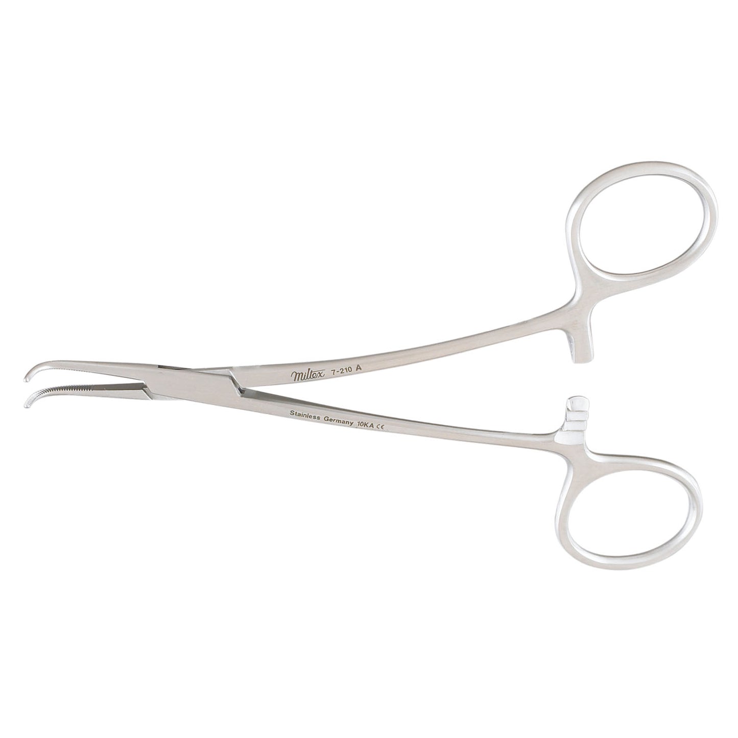 Mixter Forceps, 5_", Lee Modified, Curved Jaws, Angled Shanks, Delicate