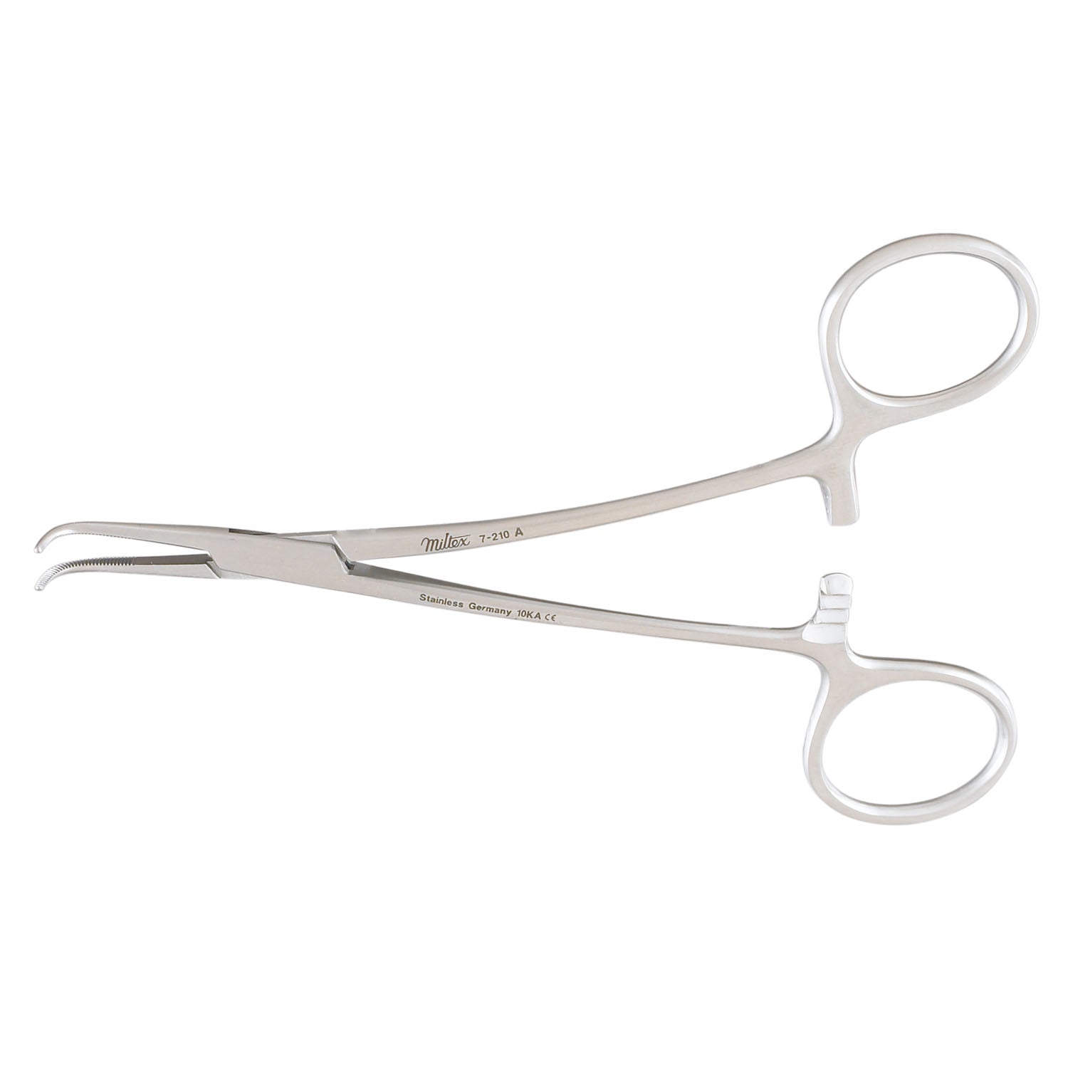 Mixter Forceps, 5_", Lee Modified, Curved Jaws, Angled Shanks, Delicate