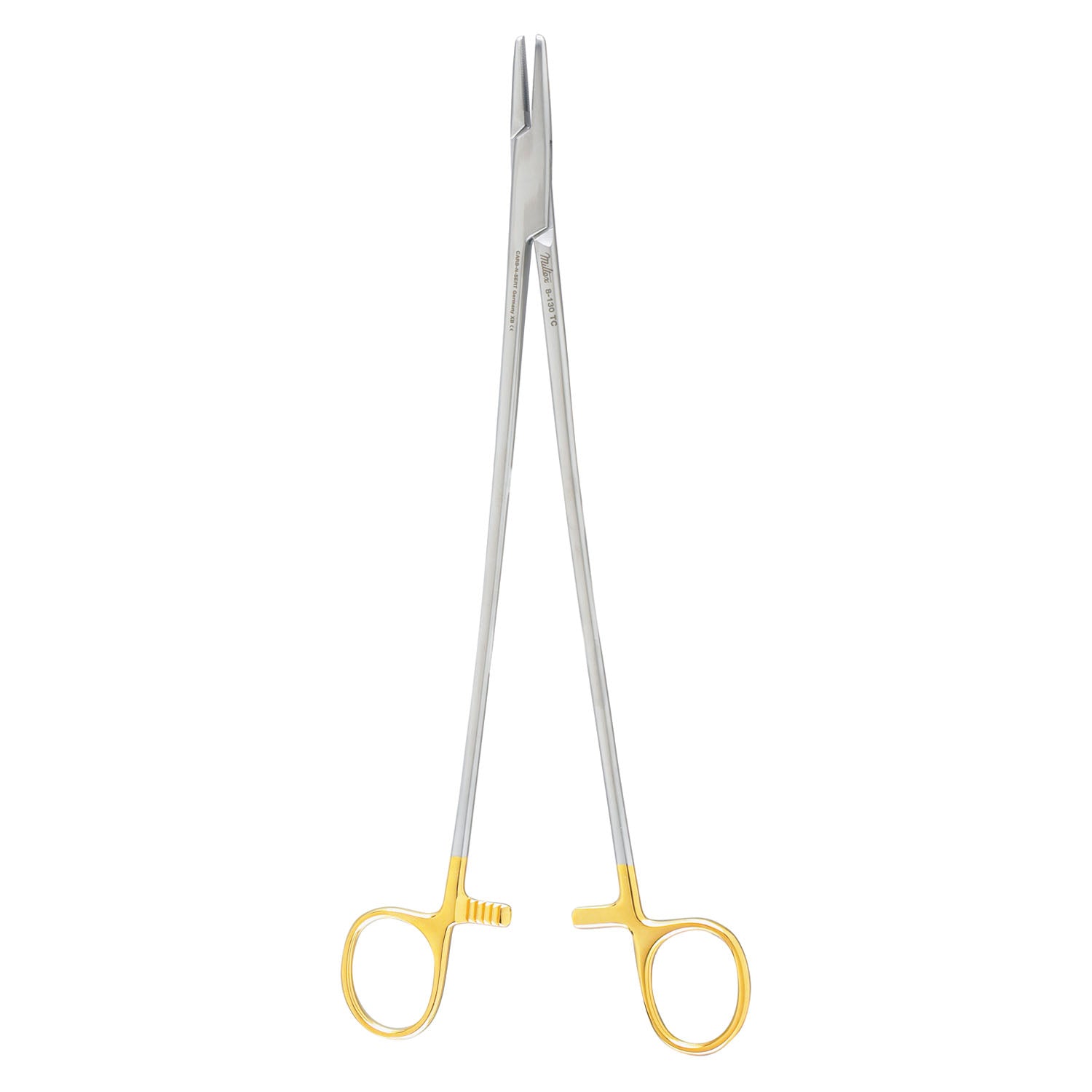 Mayo-Hegar Needle Holder, 10_", Carb-N-Sert T.C. Jaws