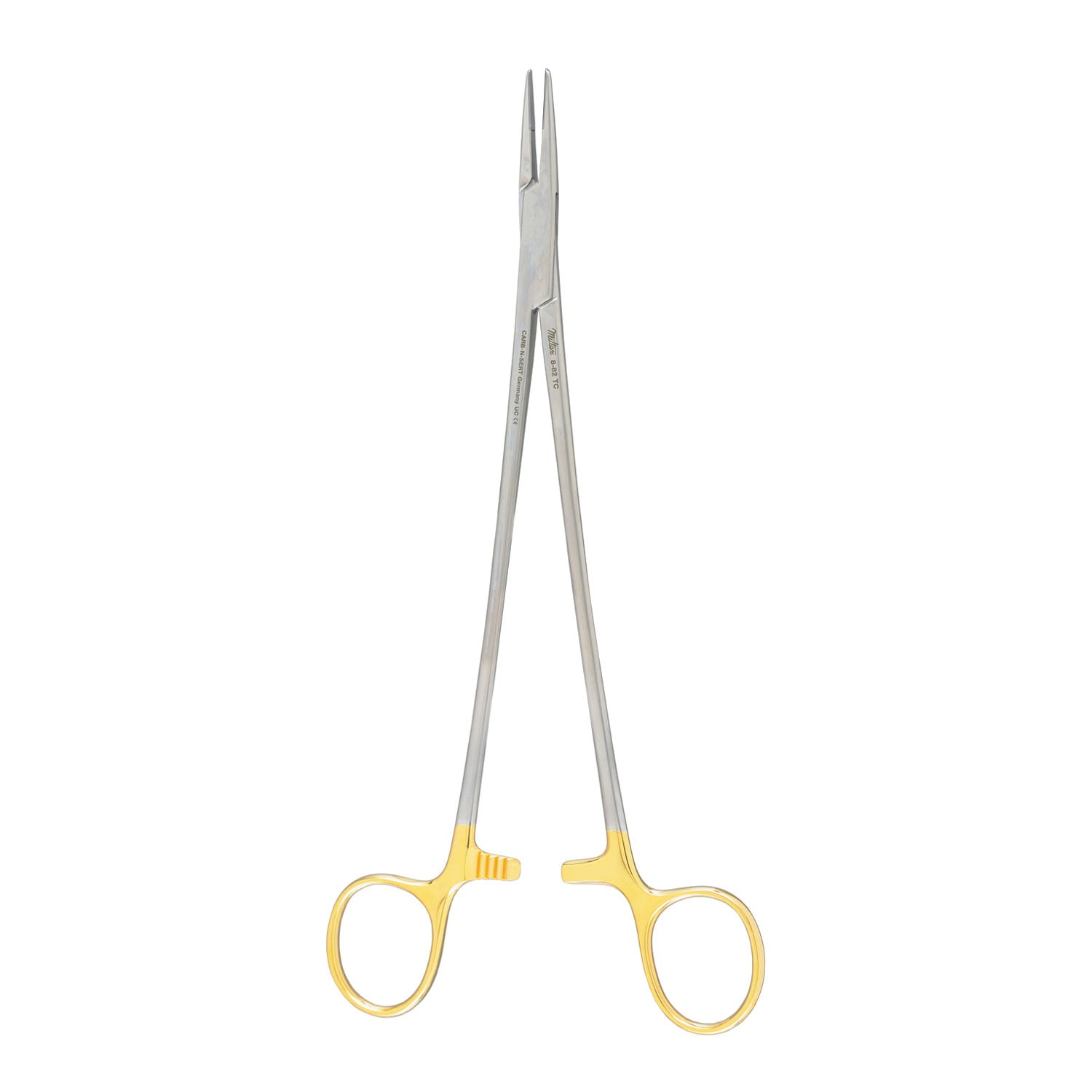 Julian Pattern Needle Holder, 8_", Straight Fine Tips