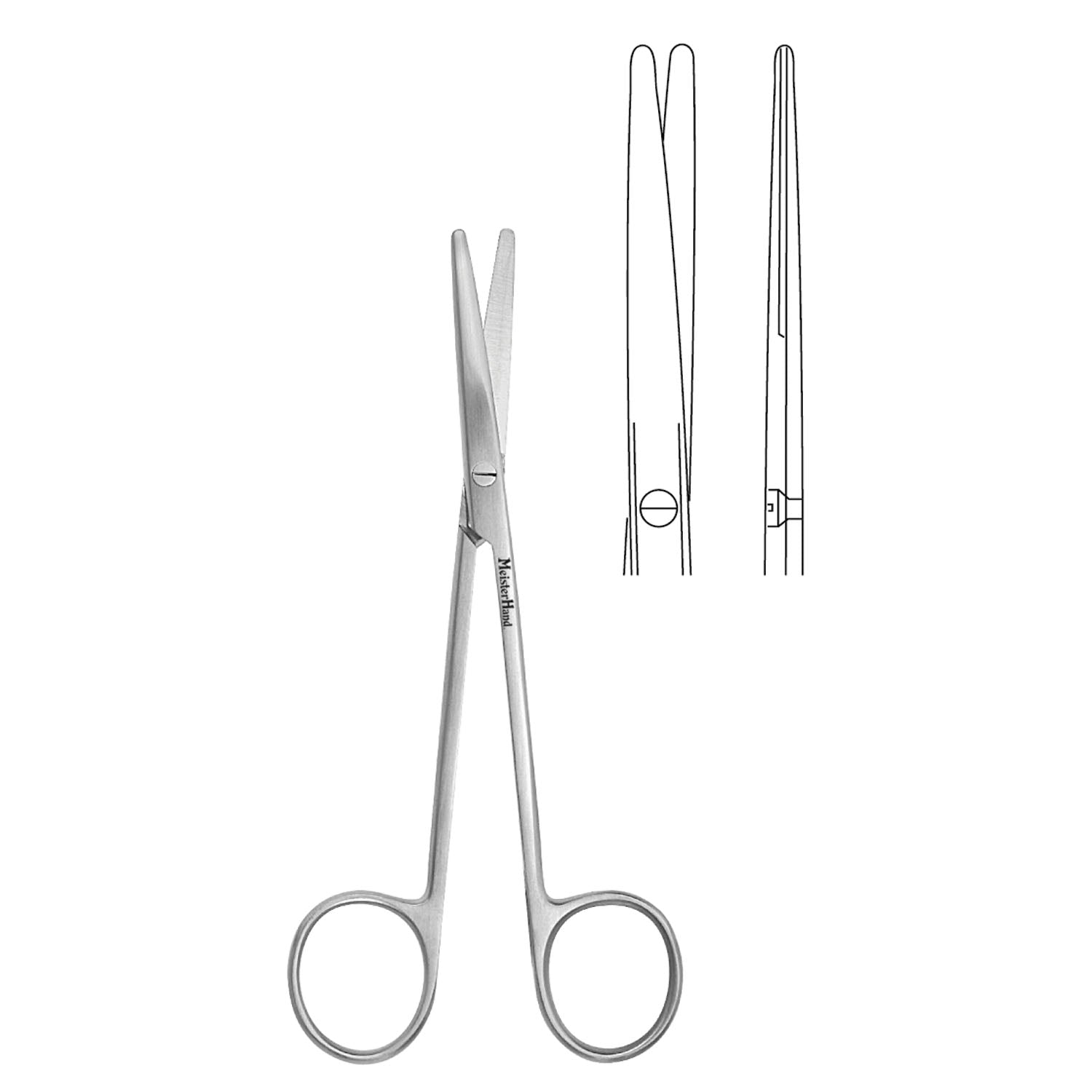 Metzenbaum Scissors, 5_" Straight