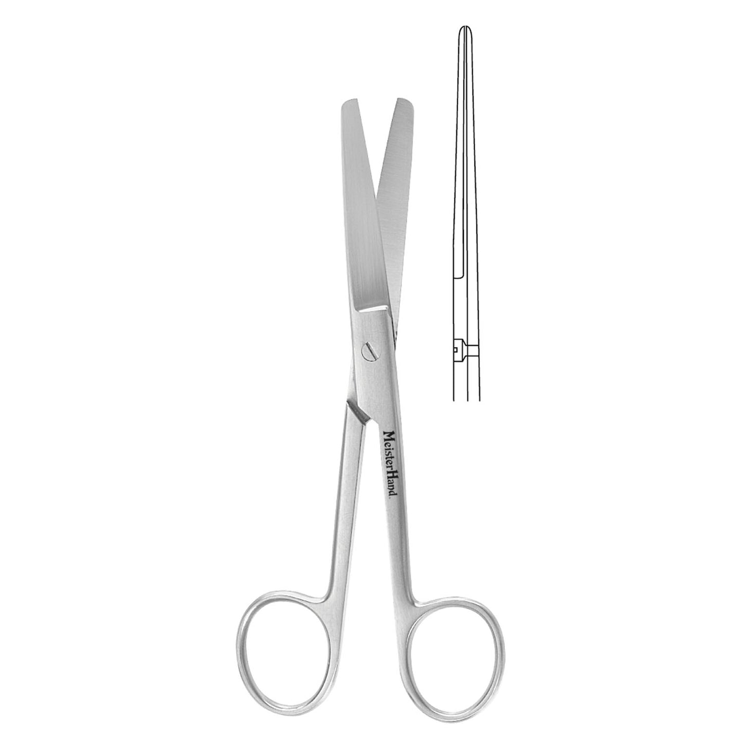 O.R. Scissors, 5_", Blunt/ Blunt