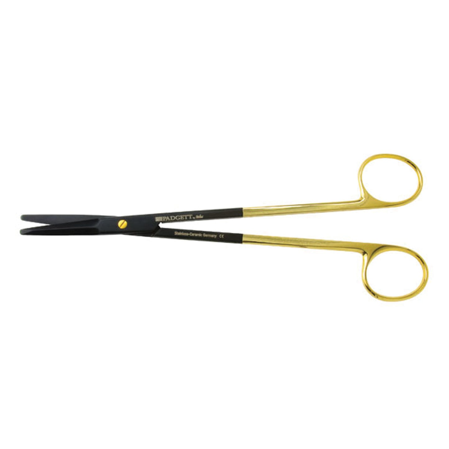 Gorney Scissors, 7_" Straight Blunt Flat Tip, Ceramic