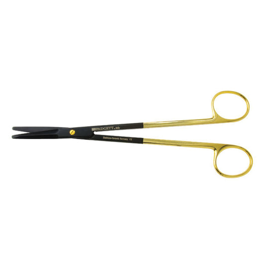 Gorney Scissors, 7_" Straight Blunt Flat Tip, Ceramic