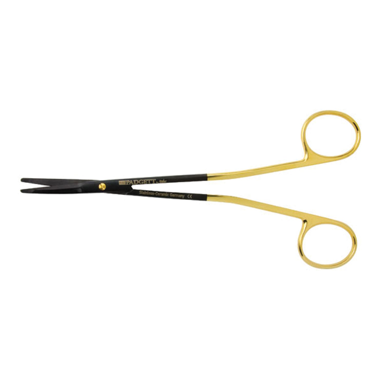 Kaye-Freeman Scissors, 7" Curved Blunt Flat Tip, Ceramic