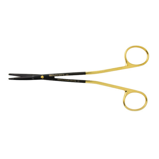 Kaye-Freeman Scissors, 7" Curved Blunt Flat Tip, Ceramic