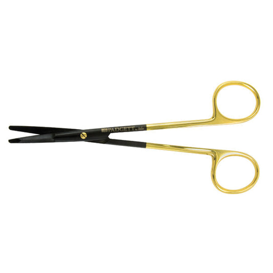 Kaye Facelift Scissors, 5_" Curved Blunt Flat Tip, Ceramic