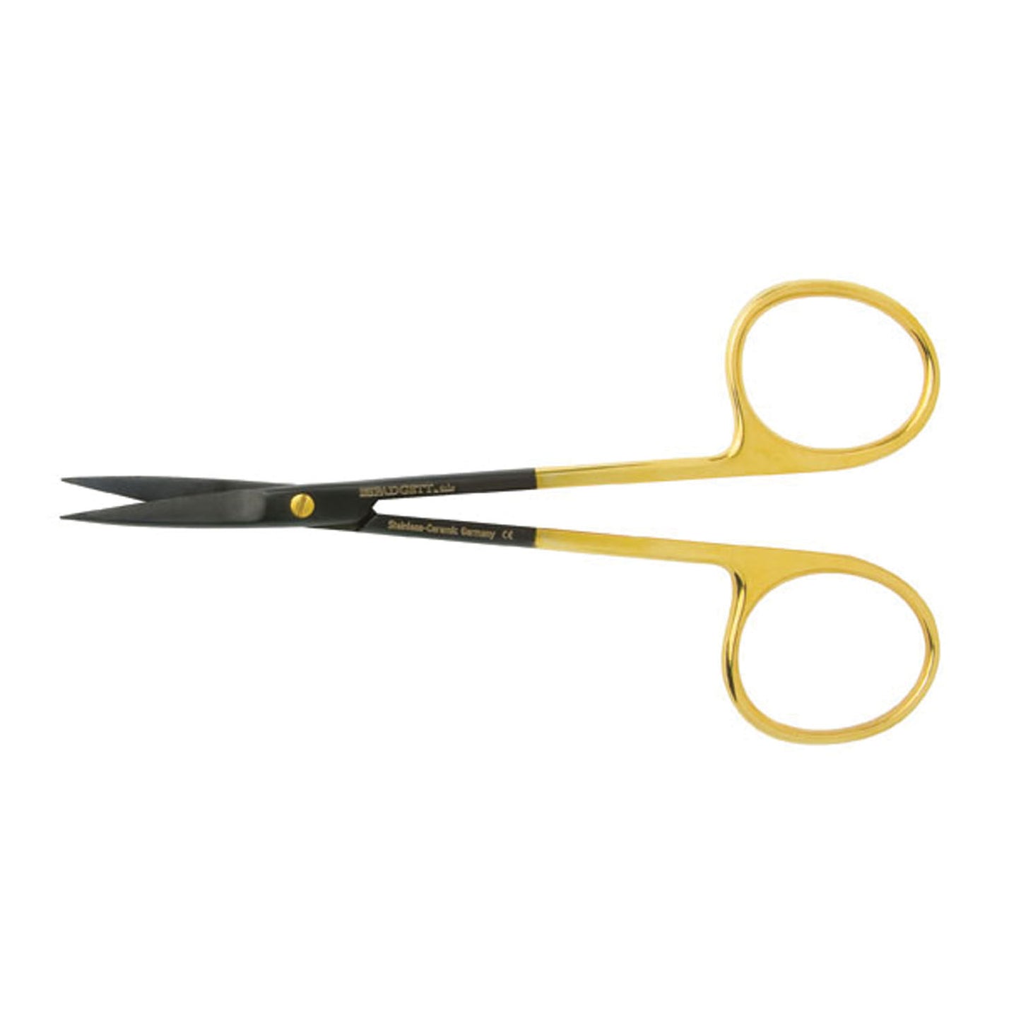 Iris Scissors, 4_" Curved, Ceramic