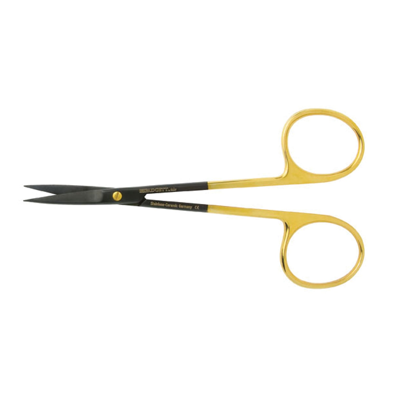 Iris Scissors, 4_" Curved, Ceramic