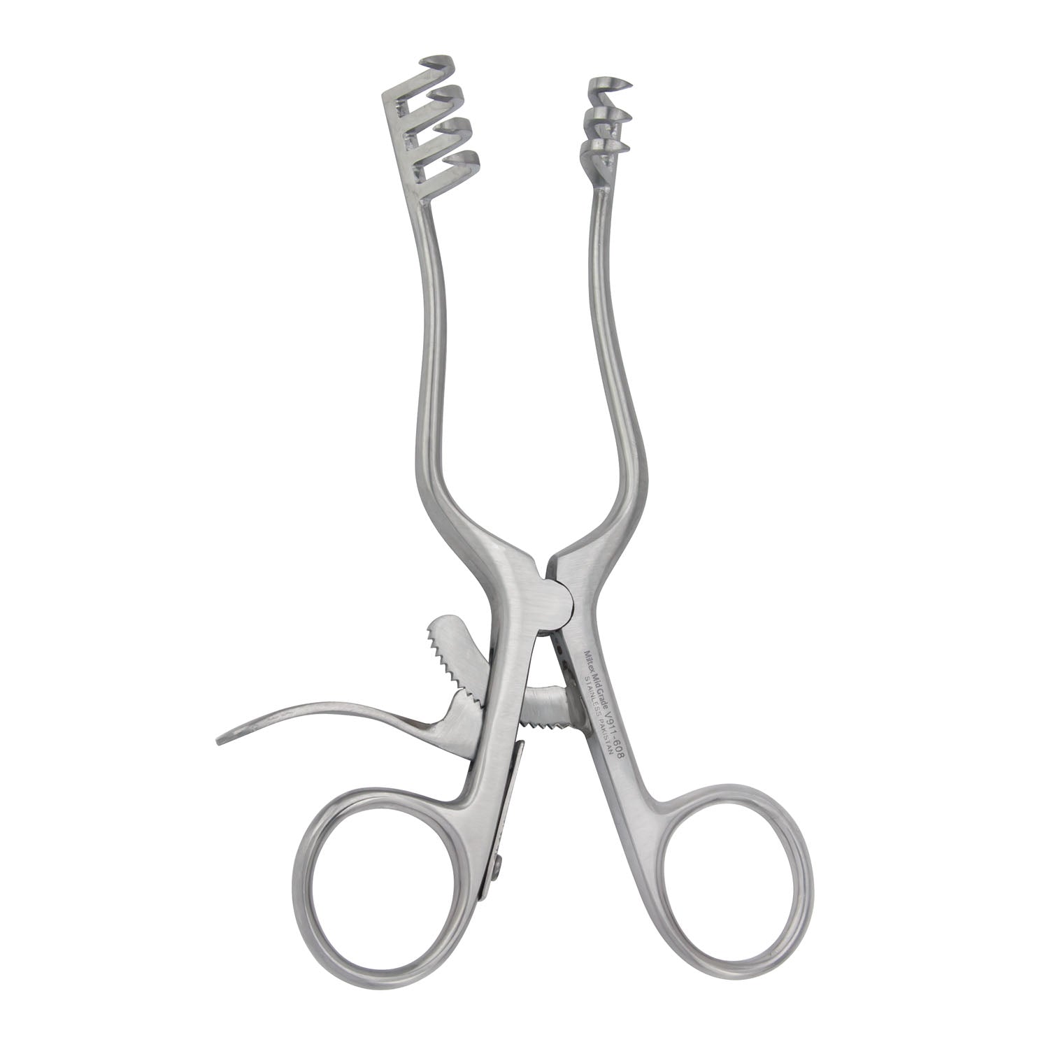 Weitlaner Retractor, 5_" Sharp, 3x4 Teeth