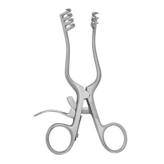 Weitlaner Retractor, 5_" Sharp, 3x4 Teeth