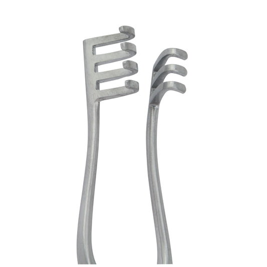Weitlaner Retractor, 6_" Sharp, 3x4 Teeth