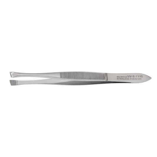 Cilia Forceps, 3_", Diagonal Jaws, Serrated