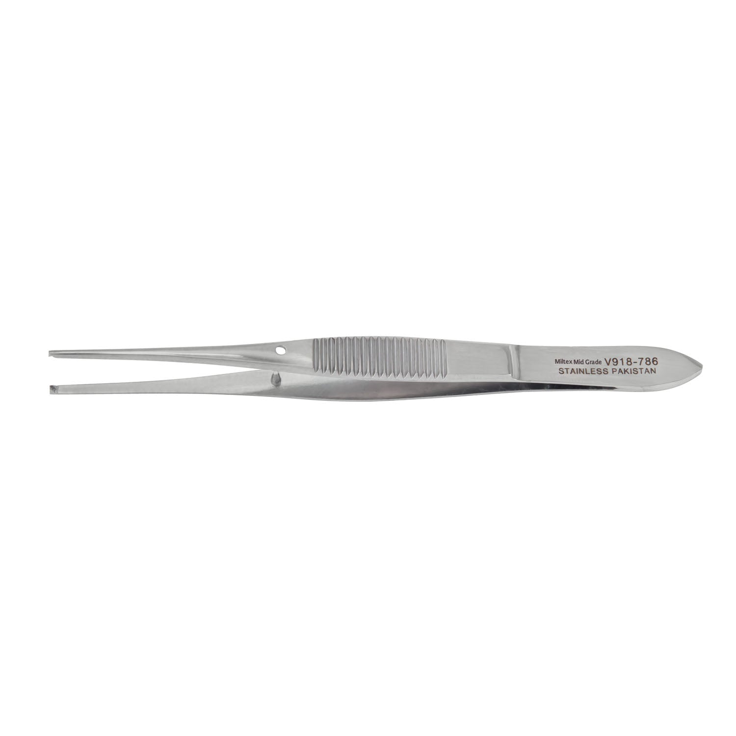 Iris Forceps, 4" Straight, 1x2 Teeth