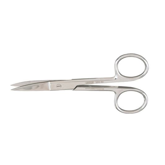 Operating Scissors, 4_", Curved, Sharp/ Sharp Points