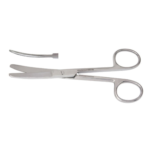 Operating Scissors, 5_", Curved, Blunt/ Blunt Points